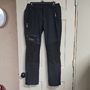 Women's Black and Gray Outdoor Pants